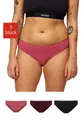 SNOCKS Slip Unterwäsche Damen Unterhosen (3-St., 3 Stück) aus Bio-Baumwolle, passt wie eine zweite Haut