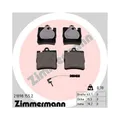 1x Bremsbelagsatz, Scheibenbremse ZIMMERMANN 21898.155.2 passend für