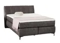 Boxspringbett Doppelbett Polsterbett mit Bonellfederkernmatratze Topper 140x200