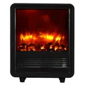 BALDERIA Elektrokamin schwarz George 1000/2000 Watt 37,5 x 17,5 cm