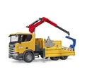 Bruder® Spielzeug-LKW 03551 Scania Super 560R Baustellen-LKW, mit Kran und 2 Paletten, für Kinder ab 4 Jahren