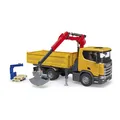Bruder 03551 Scania Super 560R Baustellen- LKW Kran und 2 Paletten