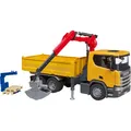 Scania Super 560R Baustellen-LKW mit Kran und 2 Paletten