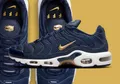 Nike Air Max Plus TN Gold  Navy Metallic FB3350-400 Haifisch Größe 38