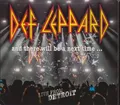 DEF LEPPARD AND THERE WILL BE A NEXT TIME... LIVE FROM DETROIT DOUBLE CD 17 trac