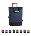 Punta® Einkaufstrolley 33L Dunkelblau | Einkaufstrolley modern mit Skater-Rollen – leise & leichtgängig | modernes Design | ideal für Einkäufe, Reisen & Sport | Wheel Shopping Roller für unterwegs