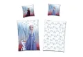 Familando Kinderbettwäsche Disney Frozen Eiskönigin 135x200 80x80 cm Fleece-Bettwäsche mit Reißve, Microfaser-Flanell, 2 teilig, extra flauschig und weich, mit Wendemotiv
