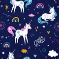 MAGAM-Stoffe Stoff "Einhorn Nima", Kinder Jersey ÖKO-TEX Meterware ab 50cm