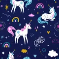 MAGAM-Stoffe "Einhorn Nima" Kinder Jersey ÖKO-TEX Meterware ab 50cm