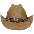 Strohhut, "Georgia",  mit Hutband, braun Cowboyhut Sonnenschutz Kostüm