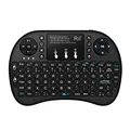 Rii i8+ 2.4Ghz LED Backlit Mini Wireless Keyboard with Touch Pad (FRA Layout - AZERTY)
