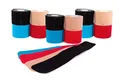axion® Precut Kinesiotapes I 240 selbsthaftende Streifen - Kinesiologie Tape 25x5cm Mix-Set I Vorgeschnitten I Z.B. als Knietape, Spinal-Tape, Sporttape I Physio Tape I Zertifiziertes Medizinprodukt