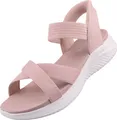 Skechers Slip IN Damen Sandale in Rosa, Größe 38