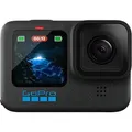 GoPro HERO 12 Action Cam (2x opt. Zoom, 5,3K Auslösung, 156° Sichtfeld, Bildstabilisierung, HDR, wasserdicht) schwarz