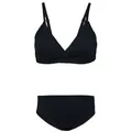 Aquarti Bustier-Bikini Aquarti Mädchen Bikini Set Bustier Bikinislip Zweiteiliger Badeanzug schwarz 158
