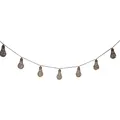NÄVE Lichterkette, 50 LEDs, Solar, Kunststoff, schwarz
