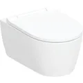Geberit Wand-Tiefspül-WC One mit WC-Sitz weiß/weiß Keratec