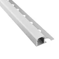 tktrading24 T77 LED Alu Premium Fliesenprofil 12mm silber - 2m milky