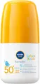 NIVEA SUN Babies & Kids Sensitiv 5in1 Sonnencreme Roll-On LSF 50+, extra wasserfeste Sonnenmilch mit LSF 50+ als praktischer Roller für Kinder (50 ml)