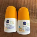 2 x NIVEA SUN Sonnenroller babies & kids sensitiv LSF 50+je 50 ml
