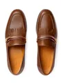 GUCCI Schuhe Loafers Mirrored G Gold Waxed Slippers Mokassin Loafer Spiegelnden G-Logos und der dekorativen Fransenverzierung.
