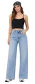 ONLY Bootcut-Jeans ONLMADISON Damen Jeans Wide Leg High Waist Hellblau Weites Bein Denim verleiht jedem Outfit eine zeitgemäße, modische Note.