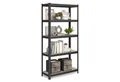 SONGMICS Standregal Küchenregale, 1-tlg., Lagerregal, 5 Ablagen, 150 x 75 x 30 cm, verstellbare Ablagen