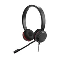 Jabra Evolve 30 UC Stereo Headset – Unified Communications Headphones for VoIP Softphone with Passive Noise Cancellation – USB-Cable and Controller – Black