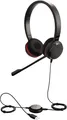 JABRA Evolve 30 II UC binaural USB Headset Schwarz Schnurgebunden BRANDNEU