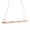 UNUS® Kräuterbar Bambus, Kräuterregal zum Aufhängen,100 x 16 cm, Kräuterhalter