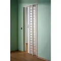 MARLEY Falttür "New Generation", Weiß Karo-Weiß-Satiniert, 86 cm x 205 cm - weiss