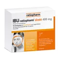 IBU-ratiopharm® direkt 400 mg Pulver zum Einnehmen: Schmerzmittel für die Einnahme ohne Wasser, zur Linderung vielfältiger Schmerzarten, von Fieber und Entzündungen