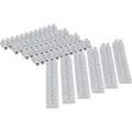 Unitec Lüsterklemme 40621, 12 Leiter, bis 2,5mm² Querschnitt, weiß, 10 Stück