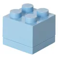 Opbergbox Lego MINI: brick 4 licht blauw NEU