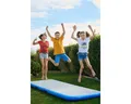 e4fun Bodenturnmatte Air Track 300 x 100 x 10 cm, blau/grau (1-St)