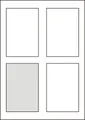 Sigel Etiketten Flaschenetiketten InkJet hochglänzend 80x120mm weiß VE=20 Stück