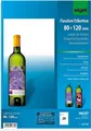 sigel Inkjet Flaschen Etiketten 80 x 120 mm 85 g/qm 20 Etiketten auf 5 Bögen