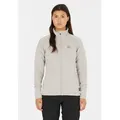 Sweatjacke SOS "Muju", Damen, Gr. XL, grau, 75% Polyester, 22% Viskose, 3% Elasthan, unifarben, casual, normal, ohne Ausschnitt, Langarm, Sweatjacken, aus weichem und strapazierfähigem Material