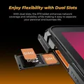 Oukitel RT9 Outdoor Tablet 6/256 GB - Robustes Tablet - 10,1 Zoll - IP69 wasserdicht und staubdicht - Mit Hülle - Dual 4G SIM - 11.000 mAh