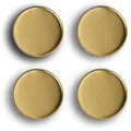 Zeller Magnete 11234, gold, Ø 23 mm, Höhe 9 mm, 4 Stück
