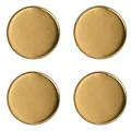 Zeller Magnete gold, Metall Ø 2,3 x 0,9 cm, 4 St.
