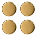 Zeller Magnete gold, Metall Ø 2,3 x 0,9 cm, 4 St.