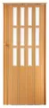 Standom Falttür Schiebetür Buche (Erle) Fenster Schloss H. 203 cm Türbreite bis 85 cm (1 Karton, 1-St., 1 Set), teils vormontiert