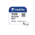 1 x Varta 315 Uhrenbatterie 1,55 V SR716SW SR67 20mAh Batterie Knopfzelle