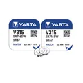 2 x Varta 315 Uhrenbatterien 1,55 V SR716SW SR67 20mAh Batterie Knopfzelle