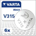 6x Varta V315 / SR716SW Watch Uhrenbatterien Fachhandelsware V 315 SR67