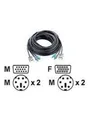 ATEN 2L-1010P/C - Kabel für Tastatur / Video / Mouse (KVM)