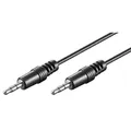 Goobay - Audio Verbindungskabel Aux, 3,5 Mm Stereo, Cu, Klinke 3,5 Mm Stecker (3-pin, Stereo) Klinke 3,5 Mm Stecker (3-pin, Stereo). Kabellänge 1.5 M