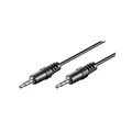 Wentronic Audio/Video Kabel (3,5mm stereo Stecker auf 3,5mm stereo Stecker) 1,5 m