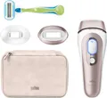 Braun IPL-Haarentferner Smart IPL Skin i·expert PL7147, passt sich dem individuellem Hautton an Lichtimpulse, Standard- & Präzisionsaufsatz, Venus Rasierer, Aufbewahrungstasche, für Intimbereich geeignet, nahezu schmerzfrei, IPL-System
